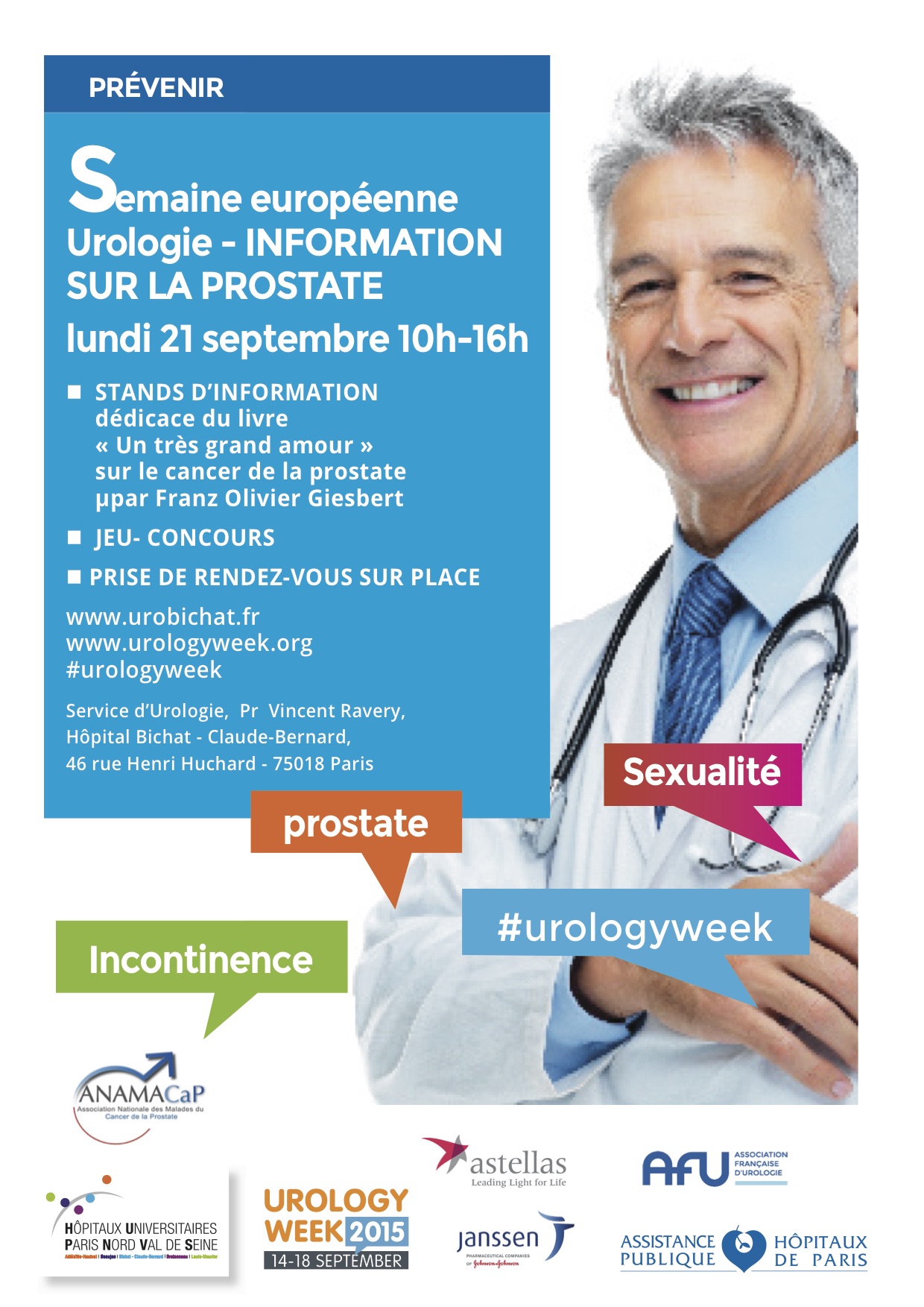 Journée de la Prostate 2015 Hopital Bichat